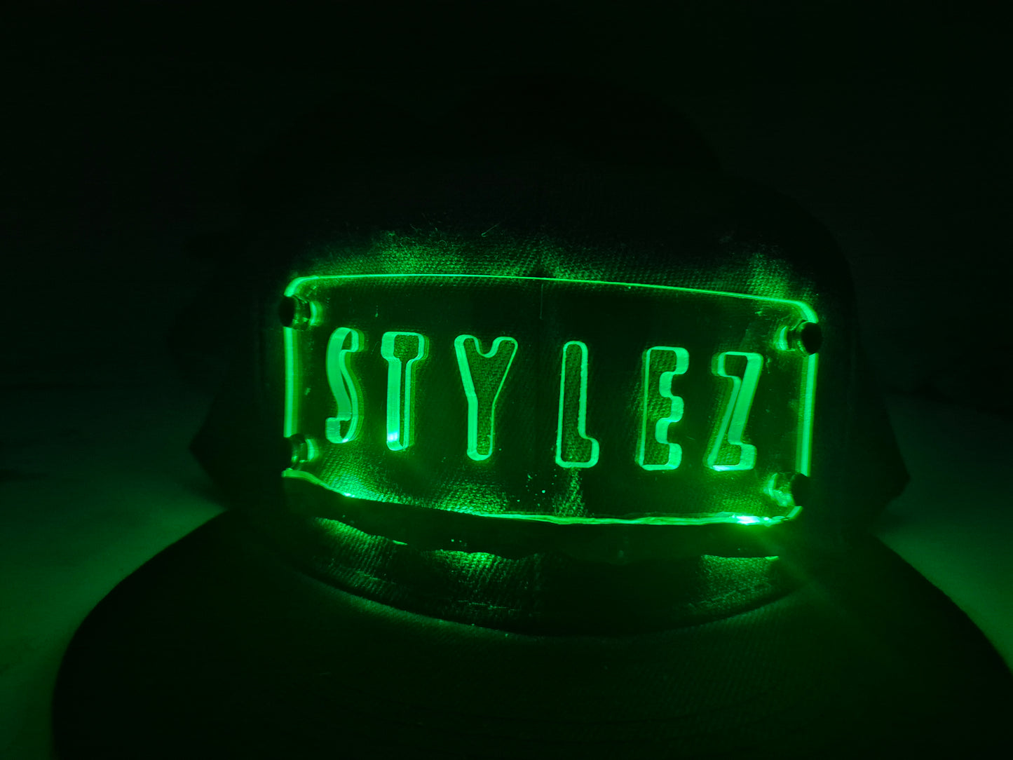 GREEN LED STYLEZ SNAPBACK