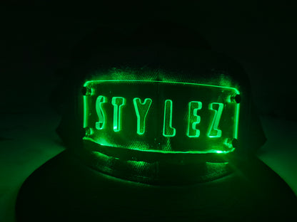 GREEN LED STYLEZ SNAPBACK