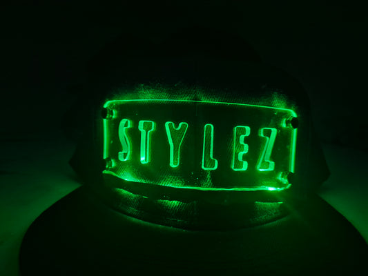 GREEN LED STYLEZ SNAPBACK