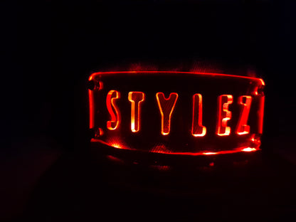 RED LED STYLEZ SNAPBACK