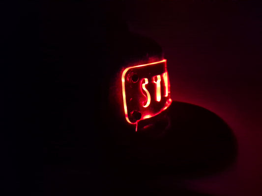 RED LED STYLEZ SNAPBACK