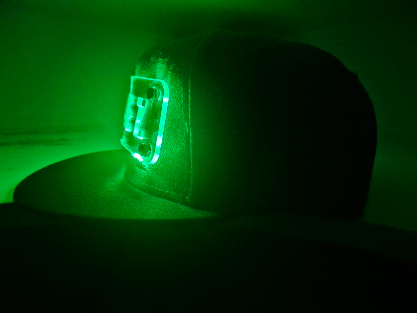 GREEN LED STYLEZ SNAPBACK